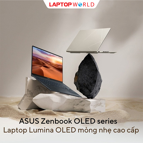 ASUS Zenbook 14 OLED UX3405 sẵn hàng với CPU Intel Core Ultra 5 và Intel Core Ultra 7 mới nhất