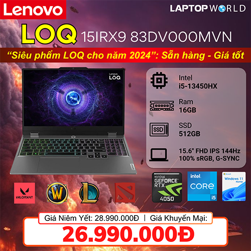 Lenovo LOQ 15 chiếc Laptop Gaming toàn diện nhất cho game thủ