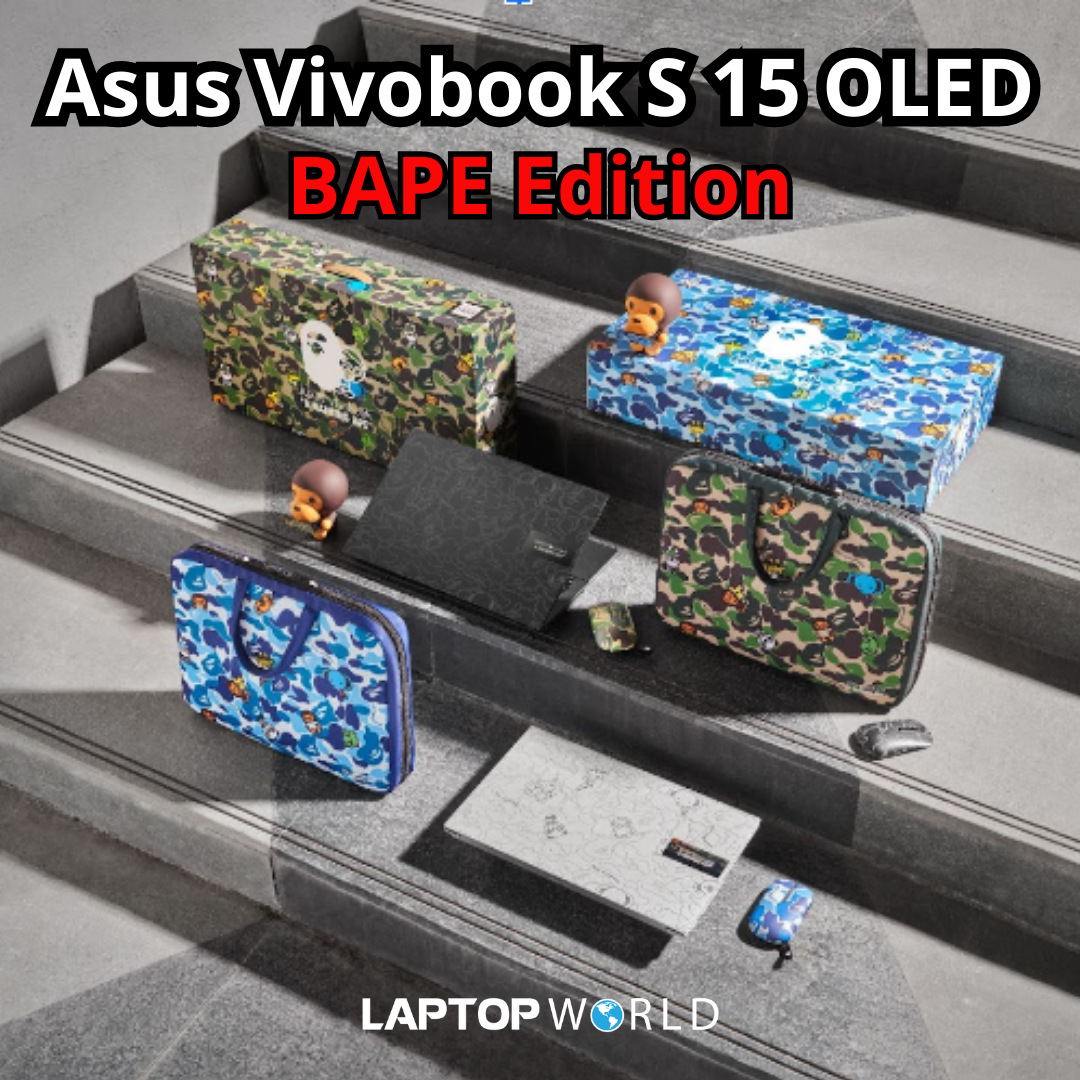 Asus Vivobook S 15 OLED BAPE Edition S5504 đã sẵn hàng tại Laptop World