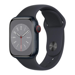 Apple Watch Series 8 GPS + Cellular 41mm viền nhôm dây cao su Midnight VN/A
