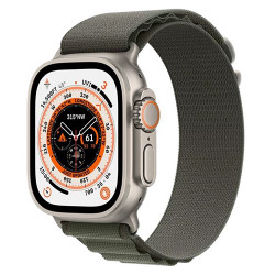 Apple Watch Ultra (4G) 49mm – Titan Case With Alpine Loop size vừa - VN/A Green