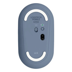 Chuột không dây Logitech Pebble M350 Wireless/ Bluetooth - Blue Berry