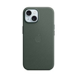 Ốp lưng Apple iPhone 15 Vải Tinh Dệt MagSafe - Xanh Lục Thẫm