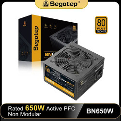 Nguồn máy tính SEGOTEP BN650W (650W | 80 Plus Bronze | ATX3.0+PCIE 5.0)