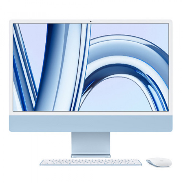 iMac M3 24-inch (M3 8 Core CPU | 8 core GPU | 16GB | 256GB SSD | Blue)