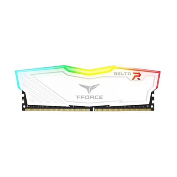 Ram TEAMGROUP T-Force DELTA RGB 8GB DDR4 3600MHz Trắng (TF4D48G3600HC18J01)
