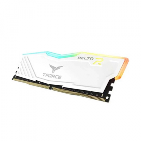 Ram TEAMGROUP T-Force DELTA RGB 8GB DDR4 3600MHz Trắng (TF4D48G3600HC18J01)