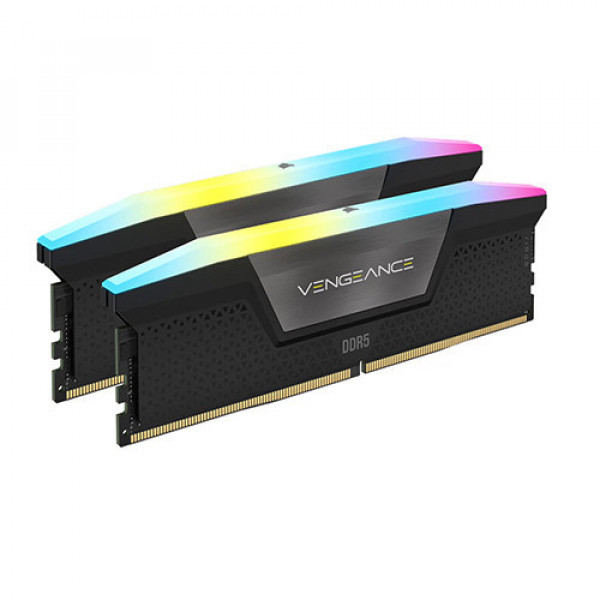 Ram Corsair VENGEANCE RGB 32GB (2x16GB) DDR5 bus 6000MHz Black (CMH32GX5M2E6000C36)