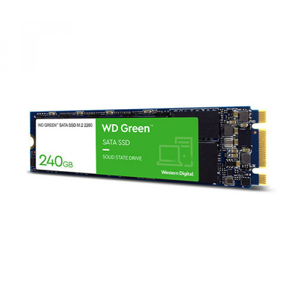 Ổ cứng SSD Western Digital Green 240GB M.2 2280 (Đọc 545MB/S - Ghi 465MB/S) - (WDS240G3G0B)