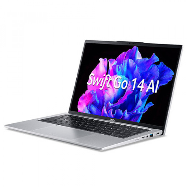 Laptop Acer Swift Go AI 2024 Gen 2 SFG14-73-71ZX NX.KSLSV.002 (Intel Core Ultra 7 155H | 16GB | 512GB | Intel Arc | 14 inch 2.8K | Win 11 | Bạc)