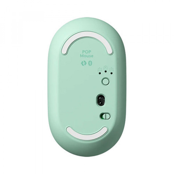 Chuột không dây Emoji Logitech POP Mouse Bluetooth màu Tím (Daydream Mint)